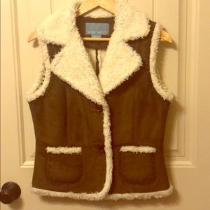 NWT Nine West Sherpa Vest